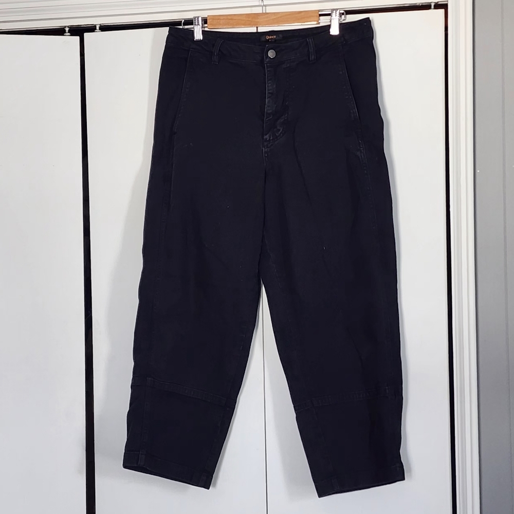 Quince Women's Black Chinos